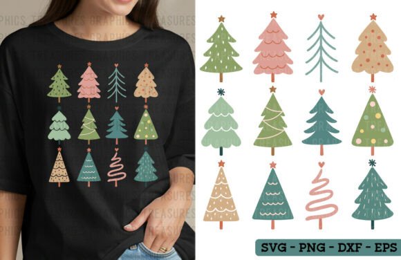 A Boho Christmas Tree Graphic: Reviewing a Versatile Design Asset