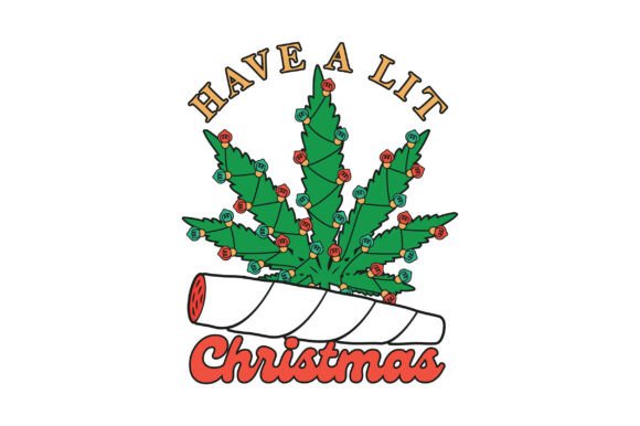 A Festive Fusion: A Designer's Review of Cannabis Christmas Graphics for T-Shirt Designs