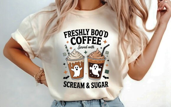 A Halloween Coffee PNG for Crafters and Merchandise