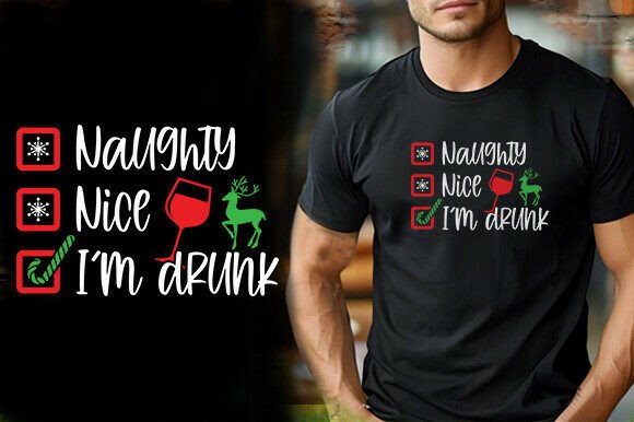 A Humorous Christmas T-Shirt Design & Graphics Asset Review