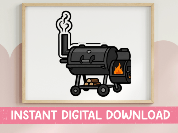 BBQ Smoker Grill Graphics & T-Shirt Design Review