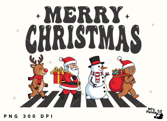Cute Christmas Reindeer Santa Snowman: A Branding Asset Review