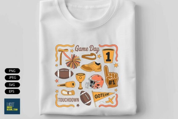 Elevating Football Season Content with a Preppy Graphic Design