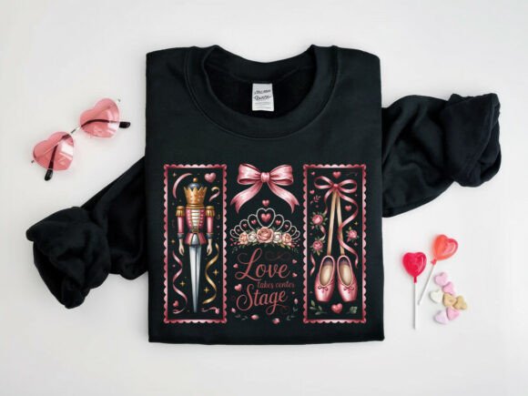 Love Takes Center Stage: A Dynamic Valentine Graphics Asset