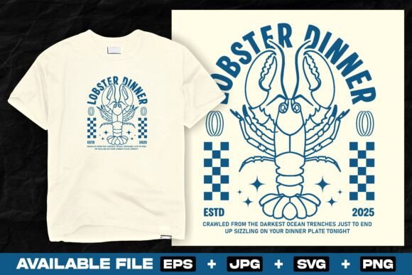 Reviewing the Retro Lobster Design for Real-World Embroidery