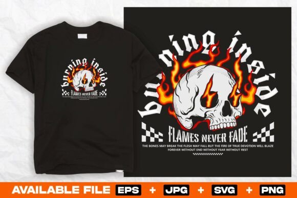 Skull Flames: A Vector Graphics Tool for T-Shirt Designs
